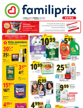 Circulaire Familiprix - Extra Circulaire Familiprix - Extra